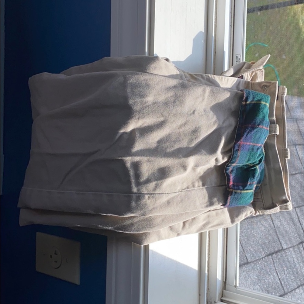 Men’s J crew flannel lined Sutton pants